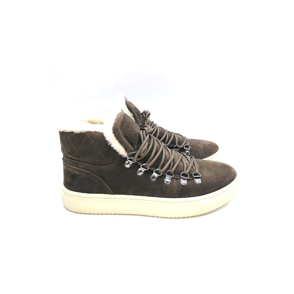 Marc Fisher Daisie Faux-Fur Sneakers- Ivory Multi Suede, US 10M - Picture 7 of 11
